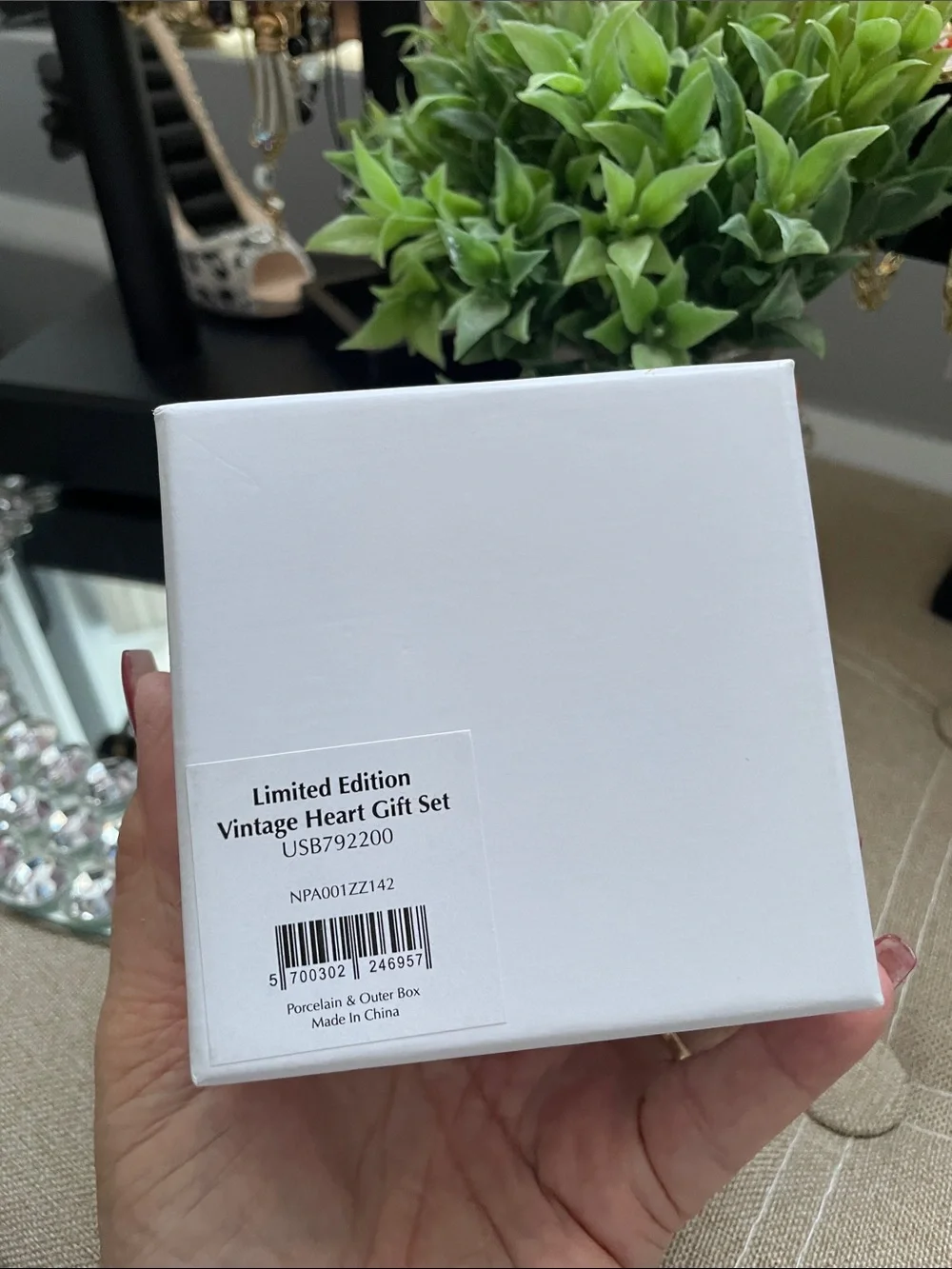 ✨Pandora Limited Edition White Ceramic Trinket Gift Box✨in Gift Box NEW